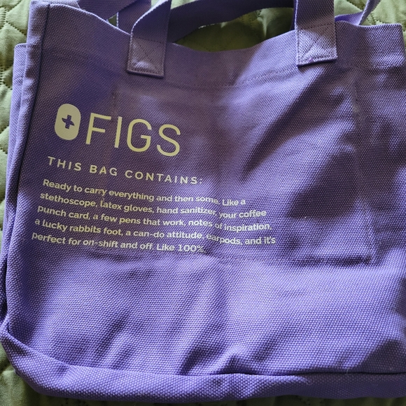 Figs Handbags - Figs Lavender Carryall Tote
